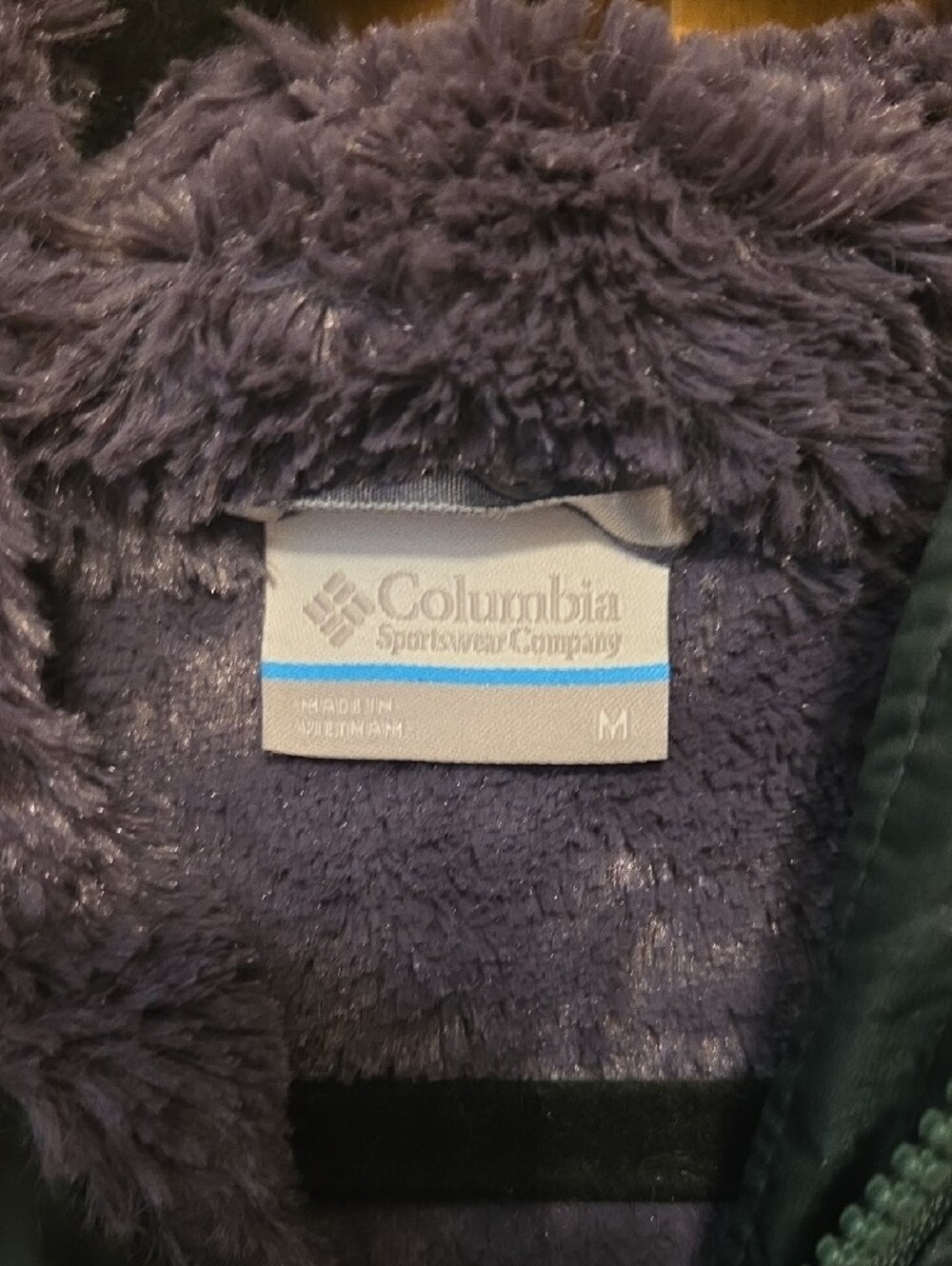 Women's Columbia Green Quilted Hooded Puffer Jacket - Picture 4 of 16